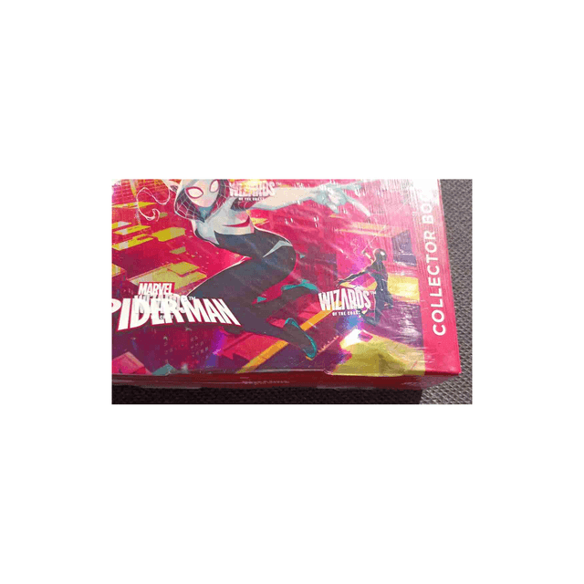 6) Booster Box Collector's Marvel Spiderman English Display Sealed Magic the Gathering - Small Damage!