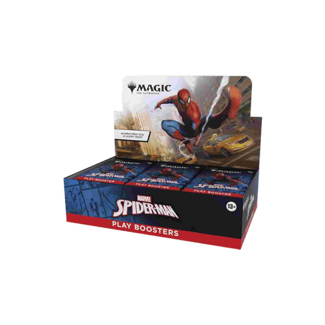 4) Booster Box Marvel Spiderman English Display Sigillato (30 Play Booster Pack) - Magic the Gathering